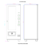 VC-3S Thin Snack Vending Machine